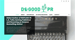 Desktop Screenshot of dogoodprgroup.com